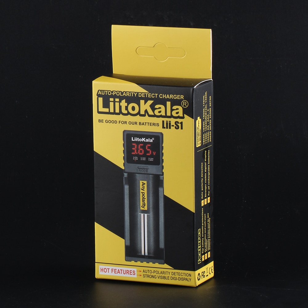 LiitoKala lii-S1 18650 ͸ , 26650 16340 RCR12..